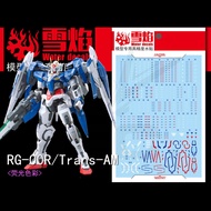 RG-18 | 1/144 00 RAISER (ORIGINAL/TRANS-AM) FLUORESCENT WATERSLIDE DECAL