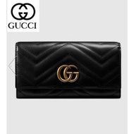 LV_ Bags Gucci_ Bag 443436 continental wallet Bumbags Long Wallet Chain Wallets Purse Clutches ITUS