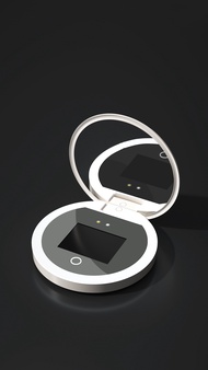 กระจกแต่งหน้าอัจฉริยะ TenGmIr UV Camera กระจกเติมแสงแดดแบบอัจฉริยะ เครื่องมือทำความสะอาดส่วนบุคคล กล