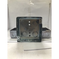 "SEC" BX41 SQUARE BOX 4"X4" Shallow Type 1/2"X3/4"X1/2" T=1.0mm. ***Per 1 Piece*** Tax Invoices Can 