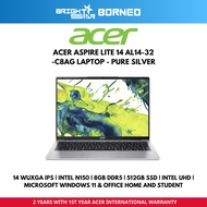 ACER Aspire Lite 14 AL14-32P-C6WR/C8AG Blue/Silver Laptop - 14" WUXGA IPS/INTEL N150/8GB DDR5/512GB 
