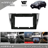 Vemart Toyota harrierr rx270 acu30 car 2004-2014 carbon fiber android player casing 10 inch cover
