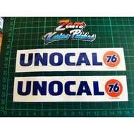 STICKERS UNOCAL 76 LUBRICANT PELEKAT MOTOR