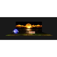 3d painting. stickers for aquariums, arowana fish tanks (back painting)