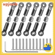 6Pcs Adjustable Metal Linkage Pull Rod Front /Rear Servo Link for  A949 A959 A969 A979 K929 RC Car U