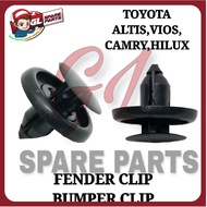 BUMPER CLIP FENDER CLIP (1PC) TOYOTA VIOS,ALTIS,CAMRY,HILUX