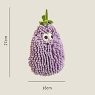 Cute Chenille Fuzzy Ball Towels Absorbent Quick Dry Hand Towel Hanging Deodorizing Wipe Handball