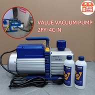 8.48CFM VALUE VACUUM PUMP 2FY-4C-N 1/4HP DUAL STAGE AIR CONDITIONING REFRIGERATION MAINTENANCE 220V/