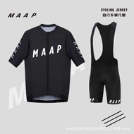 2025 Summer Cycling Jersey MAAP Tour de France Road Bike Short-Sleeved Suit Quick-Drying Mountain Bi
