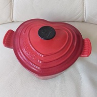🇫🇷 絕版 法國製造 20cm Le creuset 煲 心形 heart shaped cast iron pot cocotte 法國 鑄鐵鍋 琺瑯鑄鐵鍋 聖誕禮物 廚具 lc煲