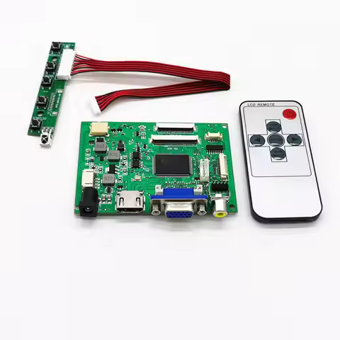 Universal TFT TN IPS LCD Screen Display HDMI VGA AV Driver Control Board Support Automatically 40Pin