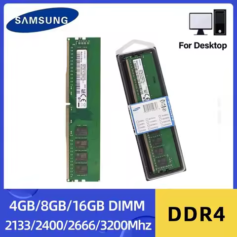 Samsung DDR4 Desktop RAM 4GB 8GB 16GB 2133P 2400T 2666V 3200AA DIMM PC4-21300 PC4-25600 Non-ECC DIMM