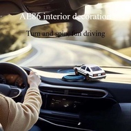 Yy Rotating Ae86 Drift Gyroscope Ornaments Classic Car Model Statue Racing Drifting Dashboard Ornam