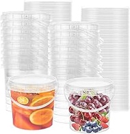 AKOLAFE 30Pack 32oz Deli Containers with Lids Deli Cups 32 oz Soup Containers with Lids Freezer Safe