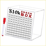 SPT 10k Saving Challenge Box Money Saving Box Piggy Money Banks Adult Cash Saving