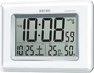 Seiko Seiko Clock (Clock) Radio Digital Wall Clock Twin -Pas Hanging ™Uå’ Œfor Temperature And Humidity Display White Sq424W