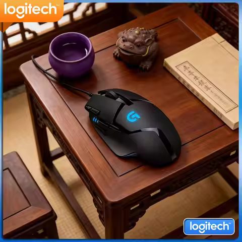 Professional Logitech G402 Gaming Mouse 20M Clicks Durability 500+ IPS Anti-Slip for Competitive Gam