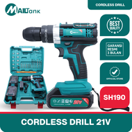 COD Mailtank Bor 2baterai 36V MAKITA impact drill 13mm MESIN AB-36FW Bor cordless full fitur set HAR