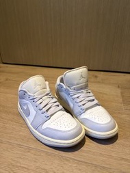 Nike air jordan 1 low 淺灰藍色波鞋