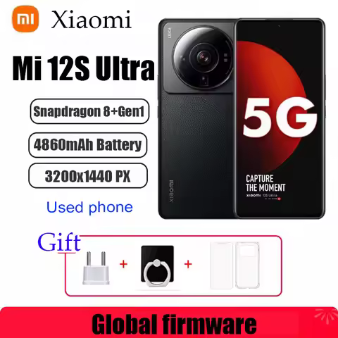Global firmware Xiaomi 12S Ultra smartphone Snapdragon 8+ Gen 1 6.73" 2K 50MP+32MP Camera 67W 4860mA