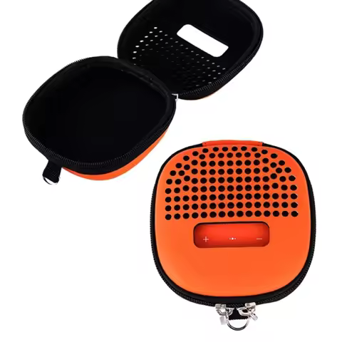 Carrying Case for Bose Micro Case with Portable Metal Hook for Easy Carrying, Soft Silicone Shockpro