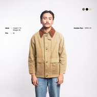 BYWAY - Statham Heavy Cotton Work Jacket Khaki