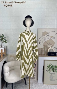 BLOUSE BUTANG BERCORAK BLOUSE STYLE KOREAN BLOUSE PRINTED BLOUSE MUSLIMAH BERCORAK FREE SIZE WOMEN B