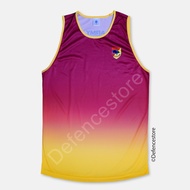 NEW GRADIENT MAROON 9 Division Infantry VEST ARMY SAF Jogging Singlet Running Workout Exercise Gym F