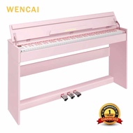 WENCAI 88 Key Digital Piano Velocity-Sensitive Electric Keyboard Piano Home Upright Wooden Electroni