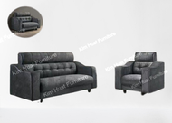 High Class Velvet Grey Sofa 1 Seater 2 Seater 3 Seater 1+2+3 Seater Sofa Baldu