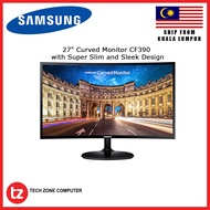 Samsung CF390 27" Curved Monitor Super Slim and Sleek Design [LC27F390FHEXXM]