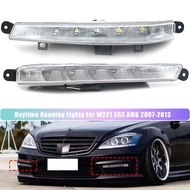 Car Left Right DRL LED Fog Lamps Lights Daytime Running Lights for Mercedes Benz W221 S63 AMG 2007-2