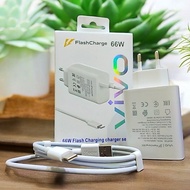 Vivo 66W Flash Charge Type C Charger, Fast Charging Supports Flash Charge 33W, 44W & 66W