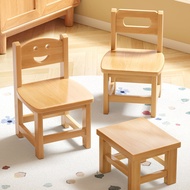 Solid Wood Stool For Household Use Children S Wooden Stool Backrest Small Chair Wooden Stool Low Sto
