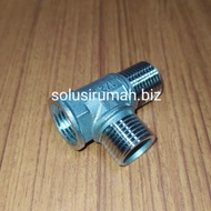 SIKU Tee SHOWER 1/2M X 1/2 MX 1/2F DRAT ELBOW SS TEE OUTSIDE STAINLESS