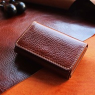 【VULCAN 雙層名片夾 可放40張】義大利植鞣協會透染牛皮