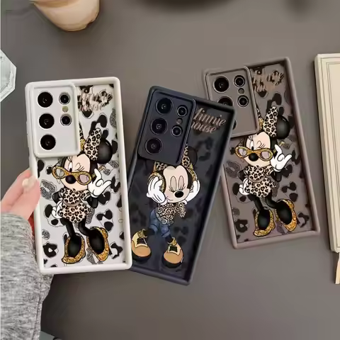 Disney Mickey Minnie Phone Case for Samsung Galaxy S24 Ultra S23 S20 S21 Plus S22 Ultra S20 FE Soft