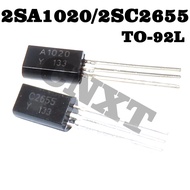 50pcs A1020 2SA1020 C2655 2SC2655-Y In-Line TO-92L 2A/50V PNP Transistor Low Power Triode NPN Power 