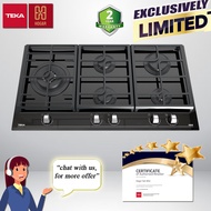 Teka Gas Hob GZC 95320 | 90cm Glass Hob | 5 Burner | ExactFlame