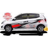 Brio march agya ayla ignis car sticker cool tribal wrc model