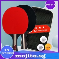 Ping Pong Paddle 2 Rackets &amp; 3 Balls Ping Pong Paddles Set for Advanced Training