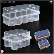 HGOUGV656Z6 Microtube Storage Box, Plastic  Vial Storage , 3/5/7/10mL Stackable 2/10/24-Slot Freezer