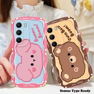 HP RY832 Case Oppo A5i A3X A38 A18 A58 A78 A98 A15 A16 A17 A57 2022 A17K F9 A3S Softcase Wave