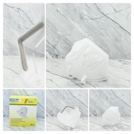 MASKER KN95 HIJAB HEADLOOP MUSLIM 4PLY DISPOSABLE PUTIH 50PCS | NON MEDIS (NONBOX)