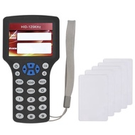 10 Frequency RFID NFC Smart Card Reader Writer Duplicator +5XUID Card 125K 13.56MHz RFID Copier Key