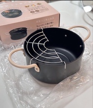 迷你炸鍋 炸物鍋 小炸鍋 炸物 鐵鍋 明火 電磁爐 mini fry pot 炸鍋 炸煲