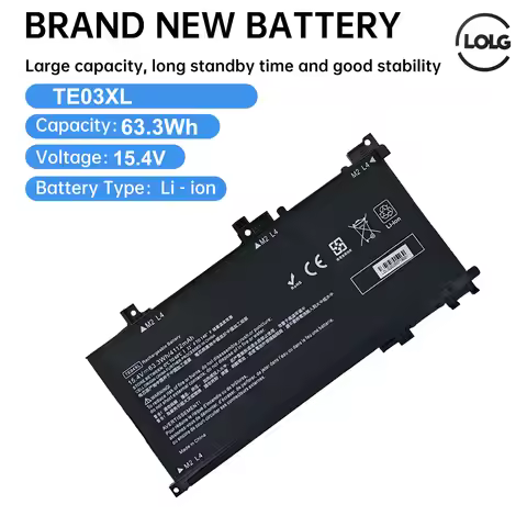 TE04 TE04XL Laptop Battery 15.4V 63.3Wh For HP OMEN 15-AX200 15- AX218TX 15-AX235NF 15-AX202N 15-BC2