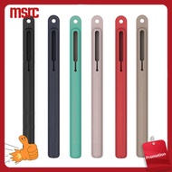 MSRC กันฝุ่น เคสซิลิโคน อ่อนนุ่ม ปลอกแขนป้องกัน ฝาครอบสไตลัส สำหรับ Apple Pencil Gen 2 เคสปากกาซิลิโคน สำหรับ iPad Pen Case