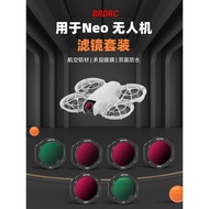 BRDRC Suitable for DJI NEO Filter Set UV Protection ND Light Reduction CPL Polarizer Accessories