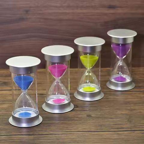 Hourglass Set 5/10/15/20/30/45/60 Minutes Nordic Creative Home Chronograph Ornaments Plastic Safety
